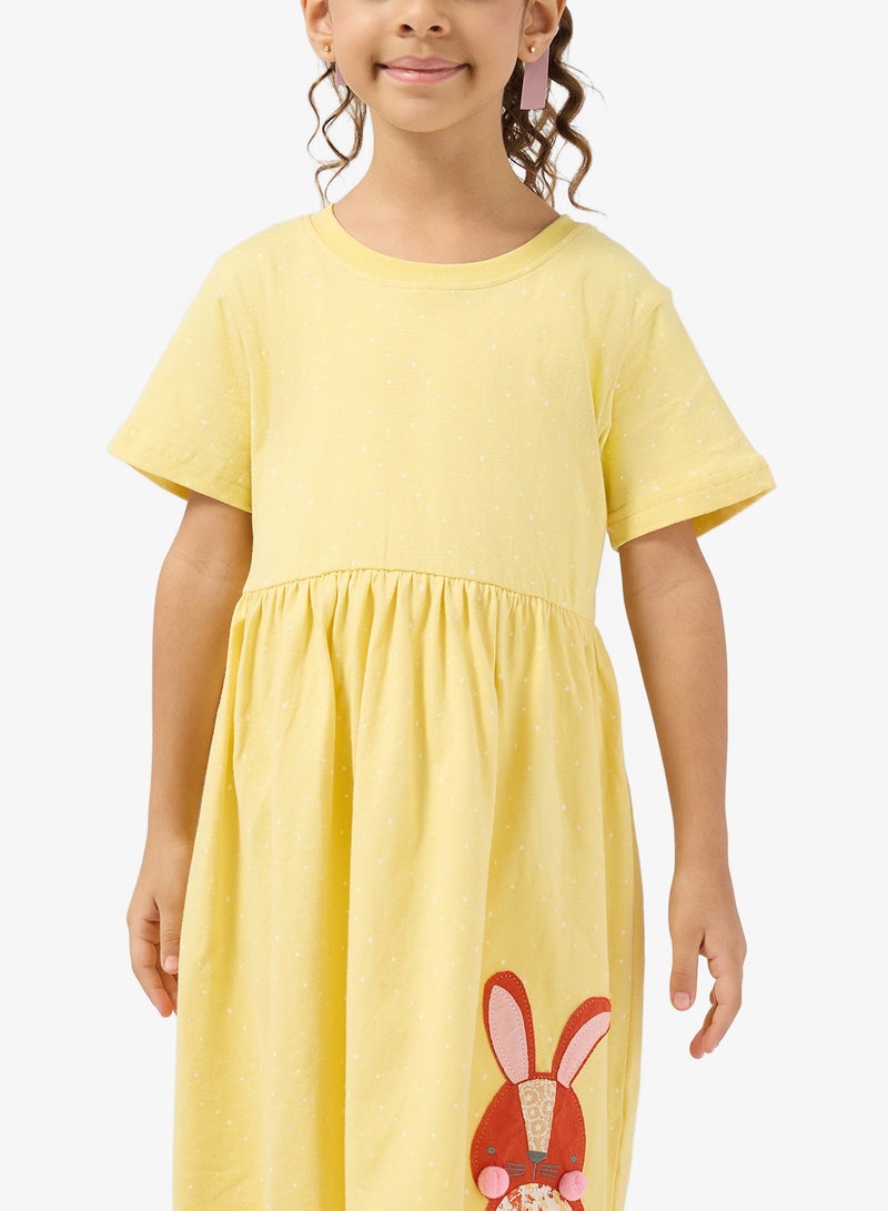 Pinata Bunny Print Summer Dress - Image 4